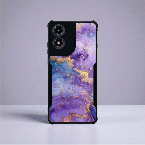 Lavender Luxe Mobile Cover For Motorola G04S