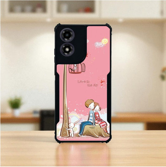 Love in the Air Mobile Cover For Motorola G04S