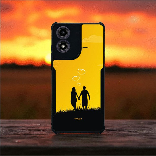 Sunset Romance Mobile Cover For Motorola G04