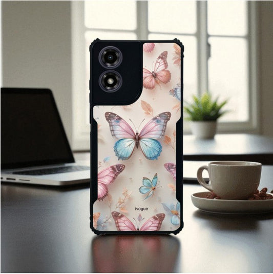 Butterfly Bloom Mobile Cover For Motorola G04S