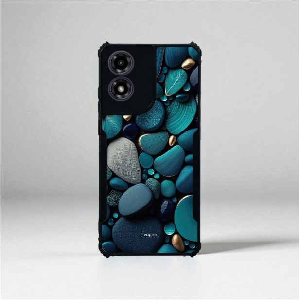 Ocean Pebbles Mobile Cover For Motorola G04S