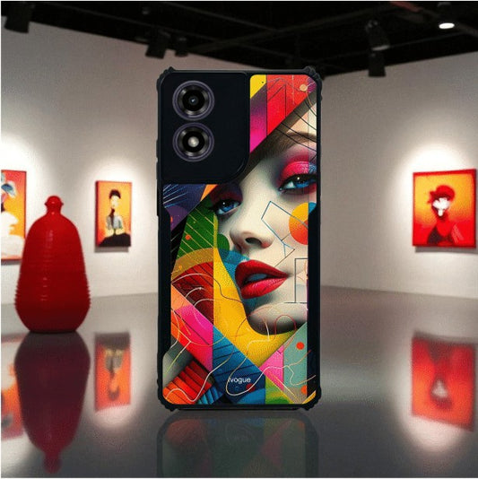Modern Art Mobile Cover For Motorola G04S