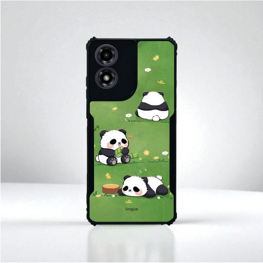 Panda Playground Mobile Cover For Motorola G04S