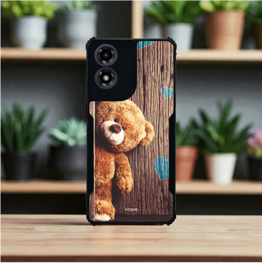 Teddy Love Mobile Cover For Motorola G04S