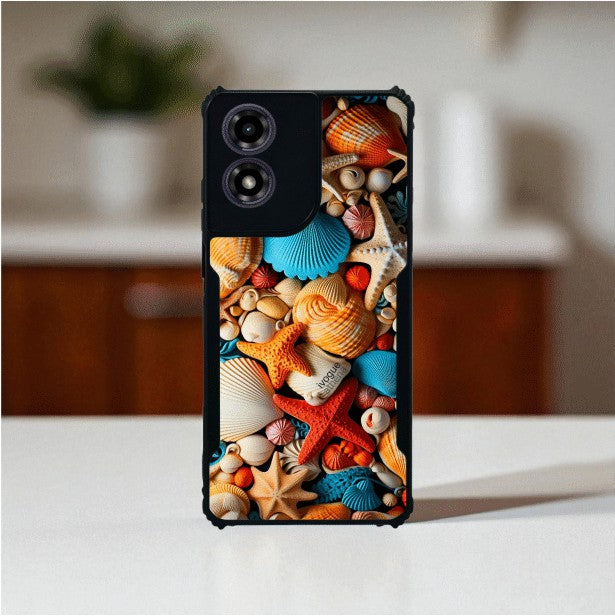 Coral Cove Mobile Cover For Motorola G04