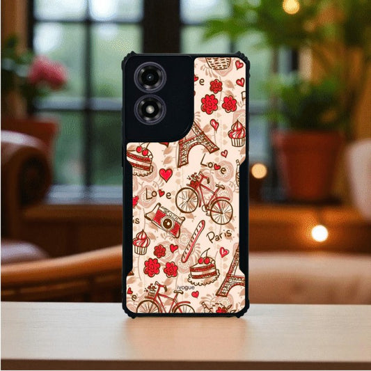 French Fancy Mobile Cover For Motorola G04S