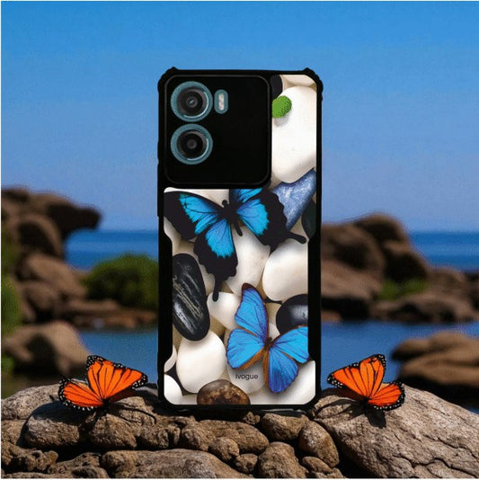 Blue Wings Beauty Mobile Cover For Motorola G05