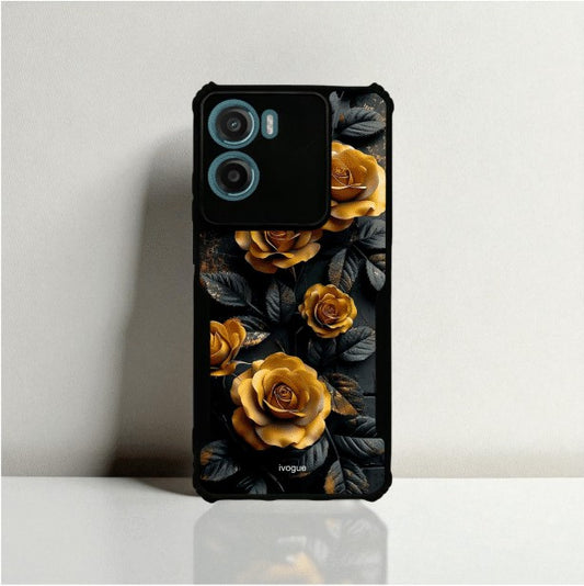 Golden Rose Mobile Cover For Motorola G05