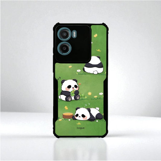 Panda Playground Mobile Cover For Motorola G05