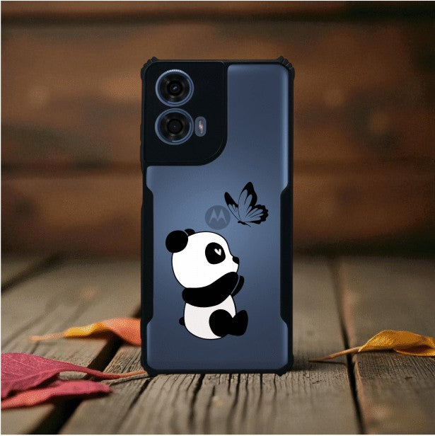 Panda and Butterfly Mobile Cover For Motorola G24 Power