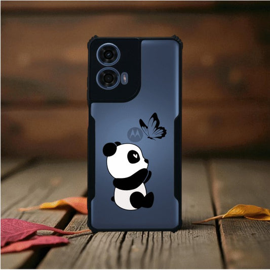 Panda and Butterfly Mobile Cover For Motorola G24 Power