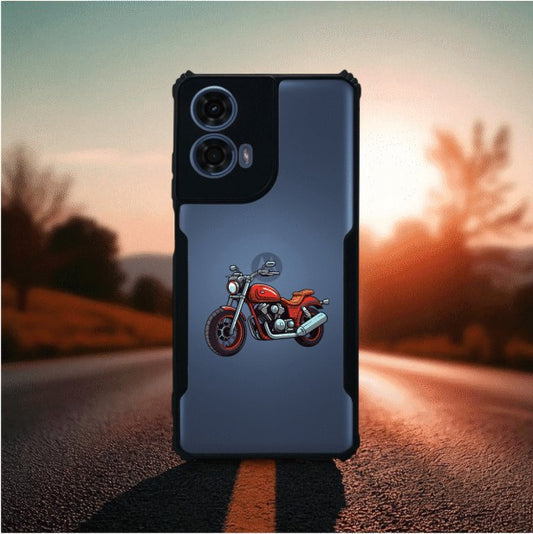 Bike Mobile Cover For Motorola G24 Power