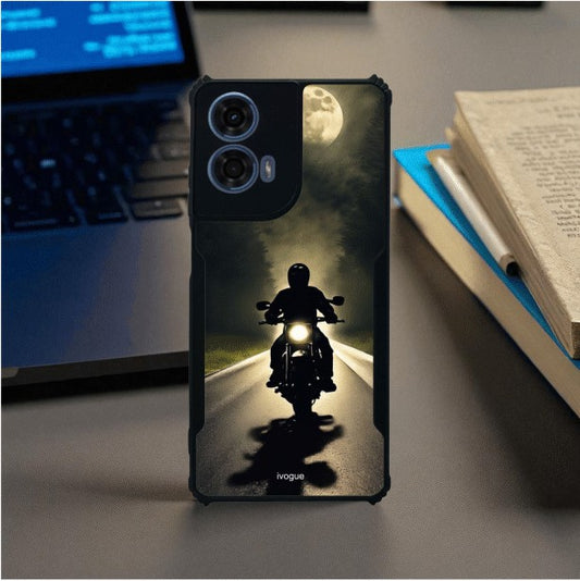 Bike Rider Mobile Cover For Motorola G24 Power