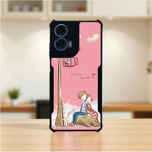 Love in the Air Mobile Cover For Motorola G24 Power