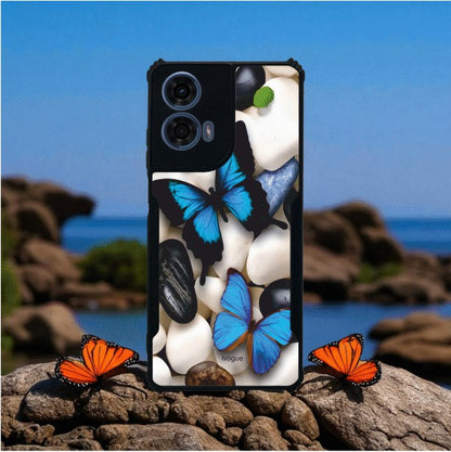 Blue Wings Beauty Mobile Cover For Motorola G24 Power