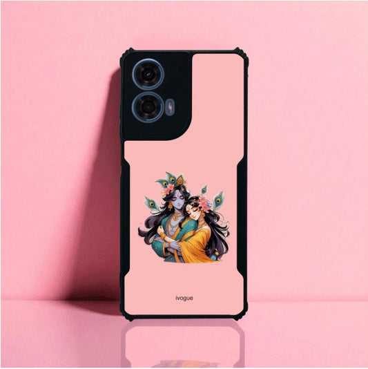 Radha Krishna Bliss Mobile Cover For Motorola G24 Power