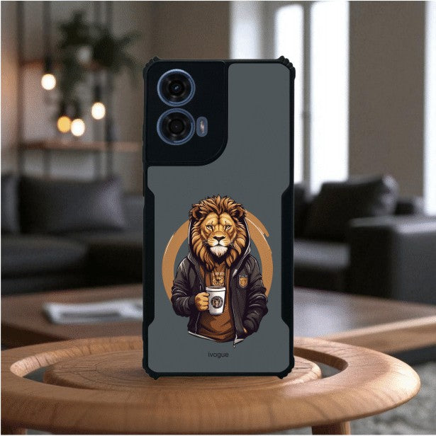 Stylish Lion Mobile Cover For Motorola G24 Power