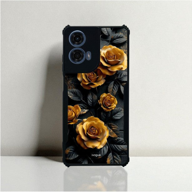 Golden Rose Mobile Cover For Motorola G24 Power