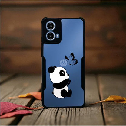 Panda and Butterfly Mobile Cover For Motorola G45