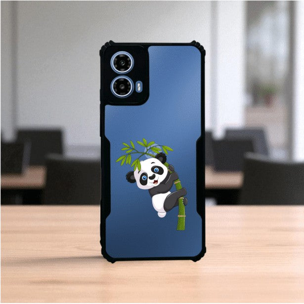 Panda and Tree Mobile Cover For Motorola G45