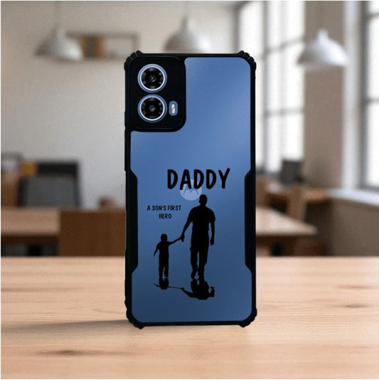 Daddy and Son Mobile Cover For Motorola G45
