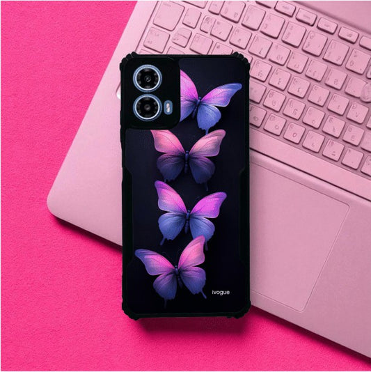 Galaxy Butterflies Mobile Cover For Motorola G34