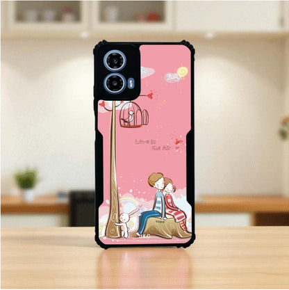 Love in the Air Mobile Cover For Motorola G45