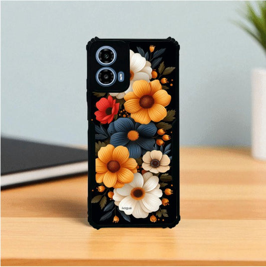 Retro Petals Mobile Cover For Motorola G45