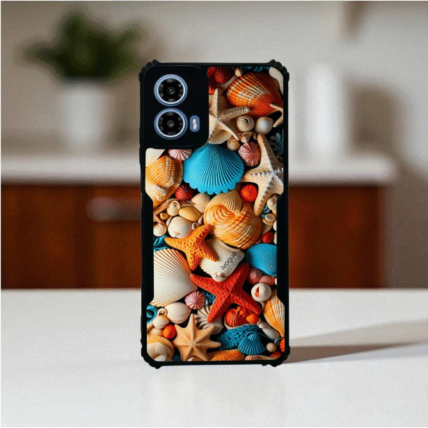 Coral Cove Mobile Cover For Motorola G34