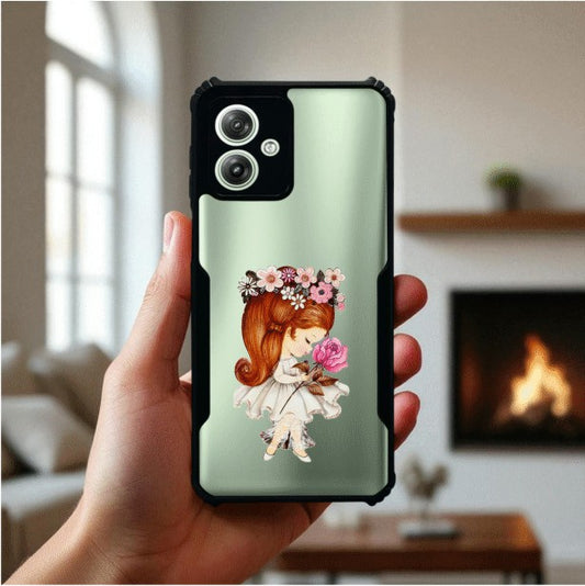 Flower Girl Mobile Cover For Motorola G64