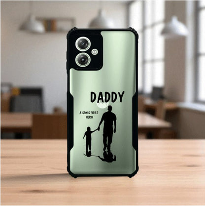 Daddy and Son Mobile Cover For Motorola G64
