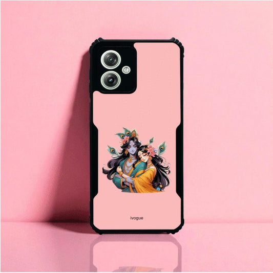 Radha Krishna Bliss Mobile Cover For Motorola G64