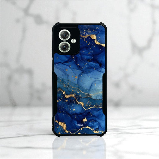 Blue Opulence Mobile Cover For Motorola G64