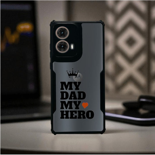 My Dad My Hero Mobile Cover For Motorola G85