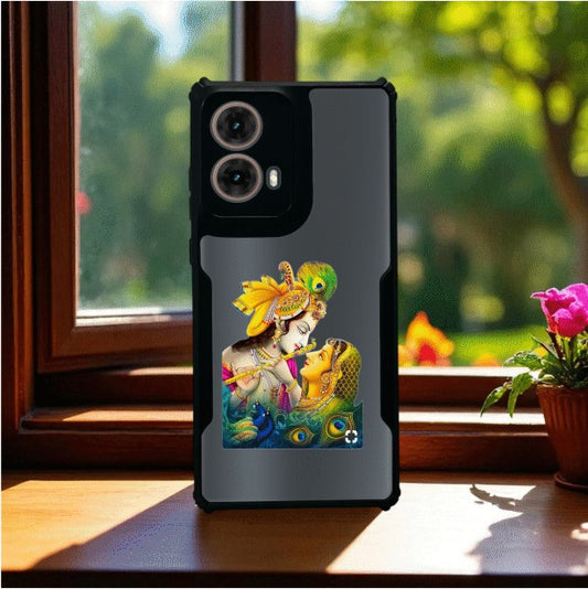 Radha Krishna Mobile Cover For Motorola G85