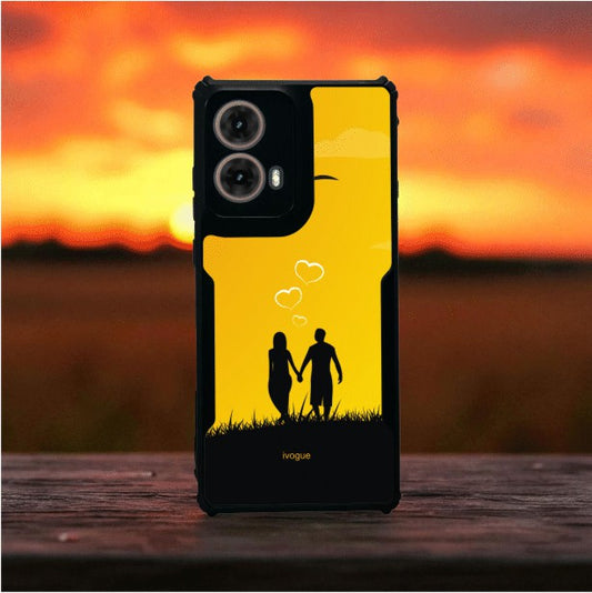 Sunset Romance Mobile Cover For Motorola G85