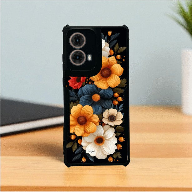 Retro Petals Mobile Cover For Motorola G85