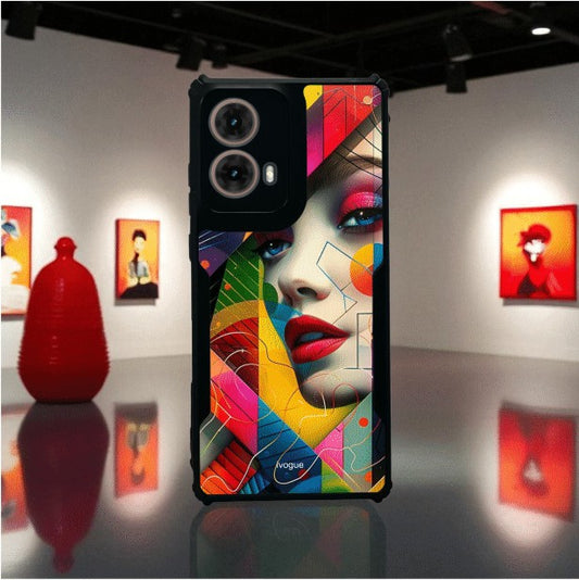 Modern Art Mobile Cover For Motorola G85