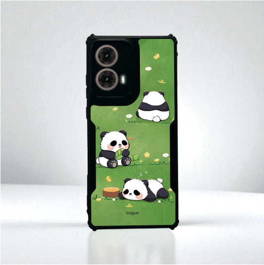 Panda Playground Mobile Cover For Motorola G85