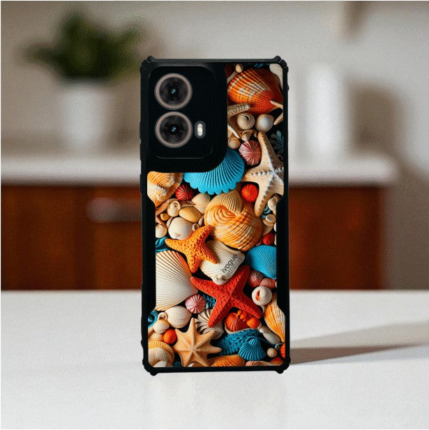 Coral Cove Mobile Cover For Motorola G85