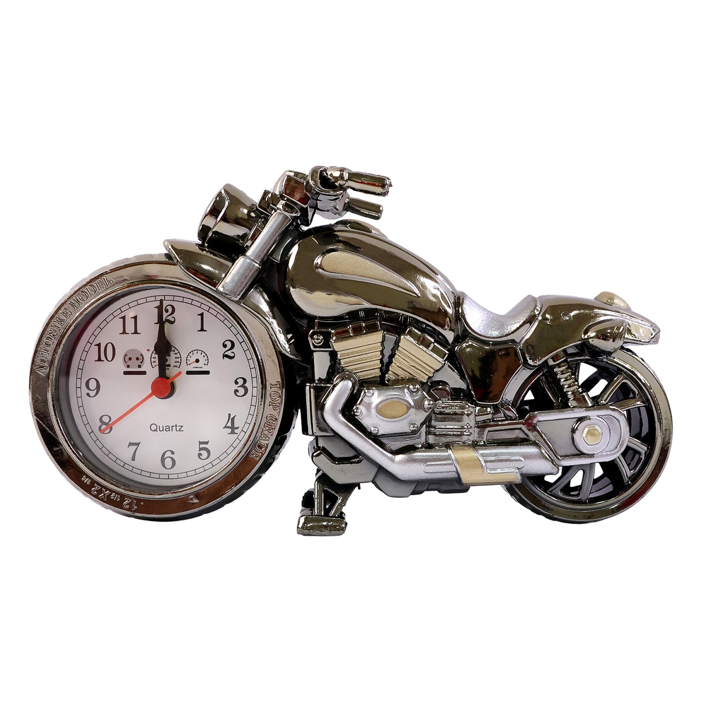Motorcycle Alarm Clock, Motor Table Clock for Home Decor (1 Pc)
