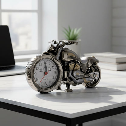 Motorcycle Alarm Clock, Motor Table Clock for Home Decor (1 Pc)