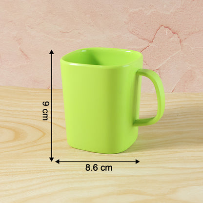 Square Melamine Mug – Premium Durable Lightweight Cup (1 Pc)