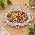 Mukhwas Serving Tray – Elegant Dry Fruit & Candy Plate | Jiaqi