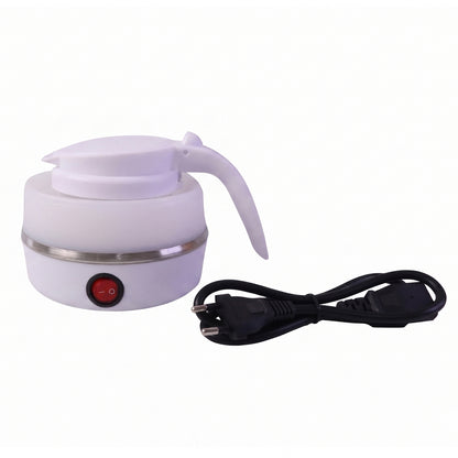 Collapsible Travel Electric Kettle 600ml Foldable Silicone Water Boiler (1 Pc)