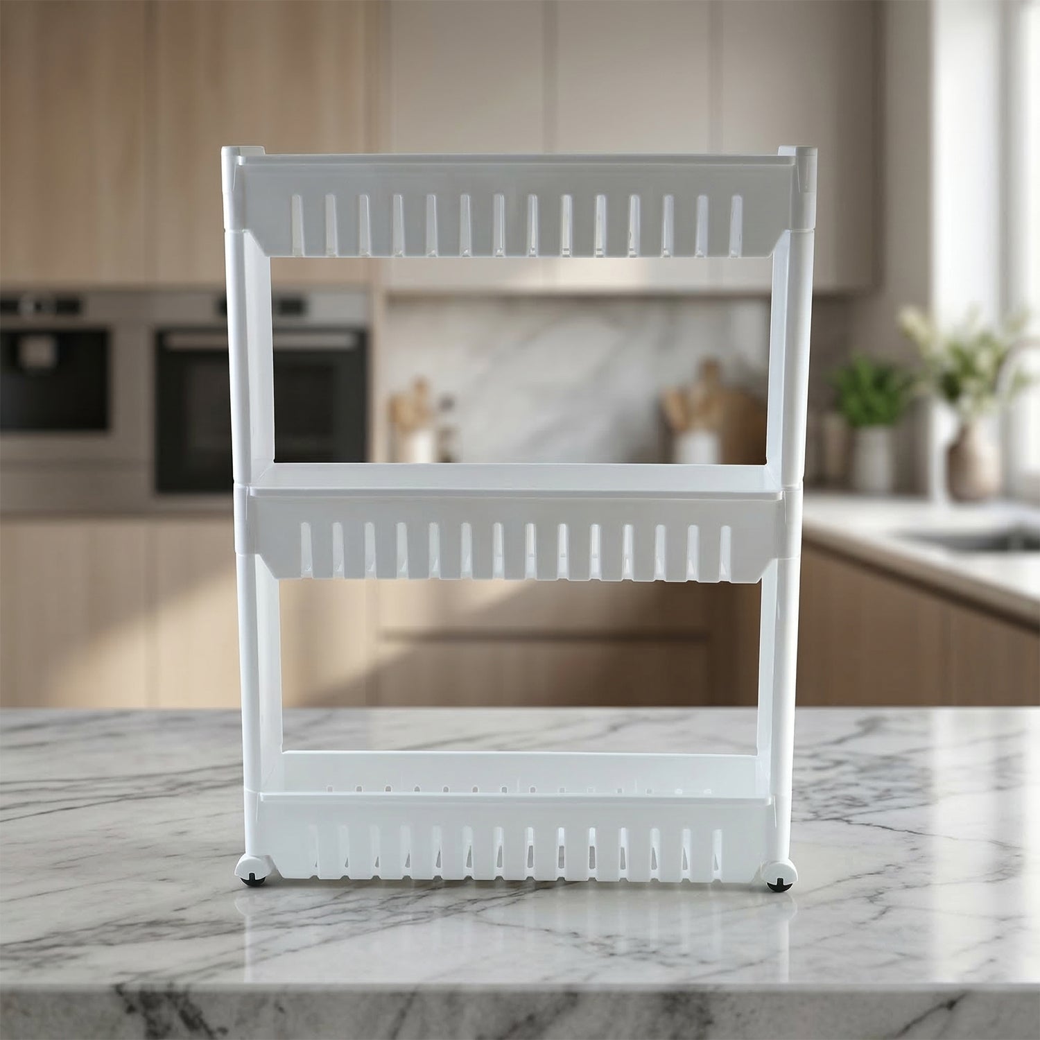 multi tier kitchen storage shelf for countertop