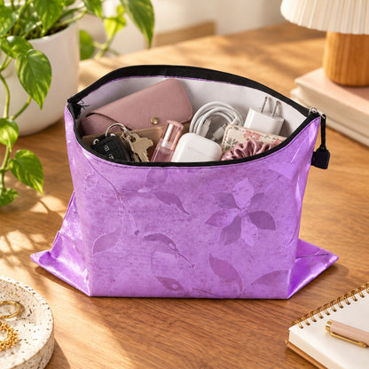 Zippered Travel Organizer Bag for Toiletries and Accessories (1 Pc, 38x26.5 Cm)