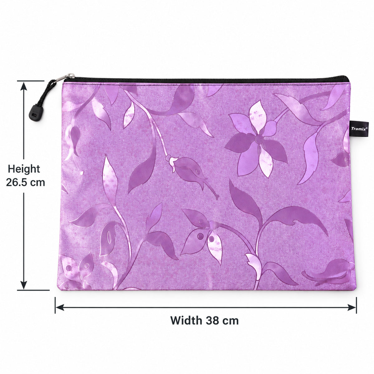 Zippered Travel Organizer Bag for Toiletries and Accessories (1 Pc, 38x26.5 Cm)