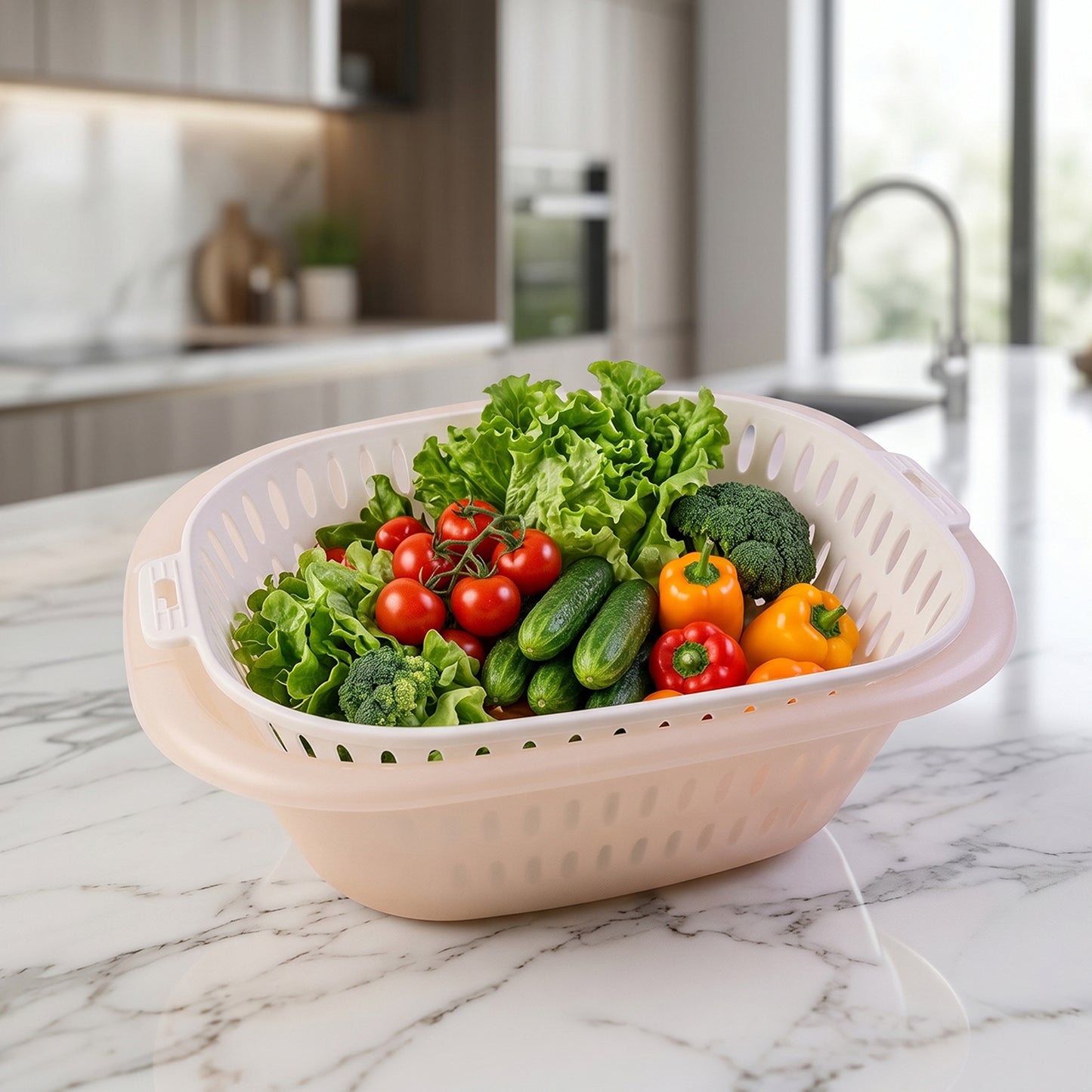 Washing bowl colander kitchen