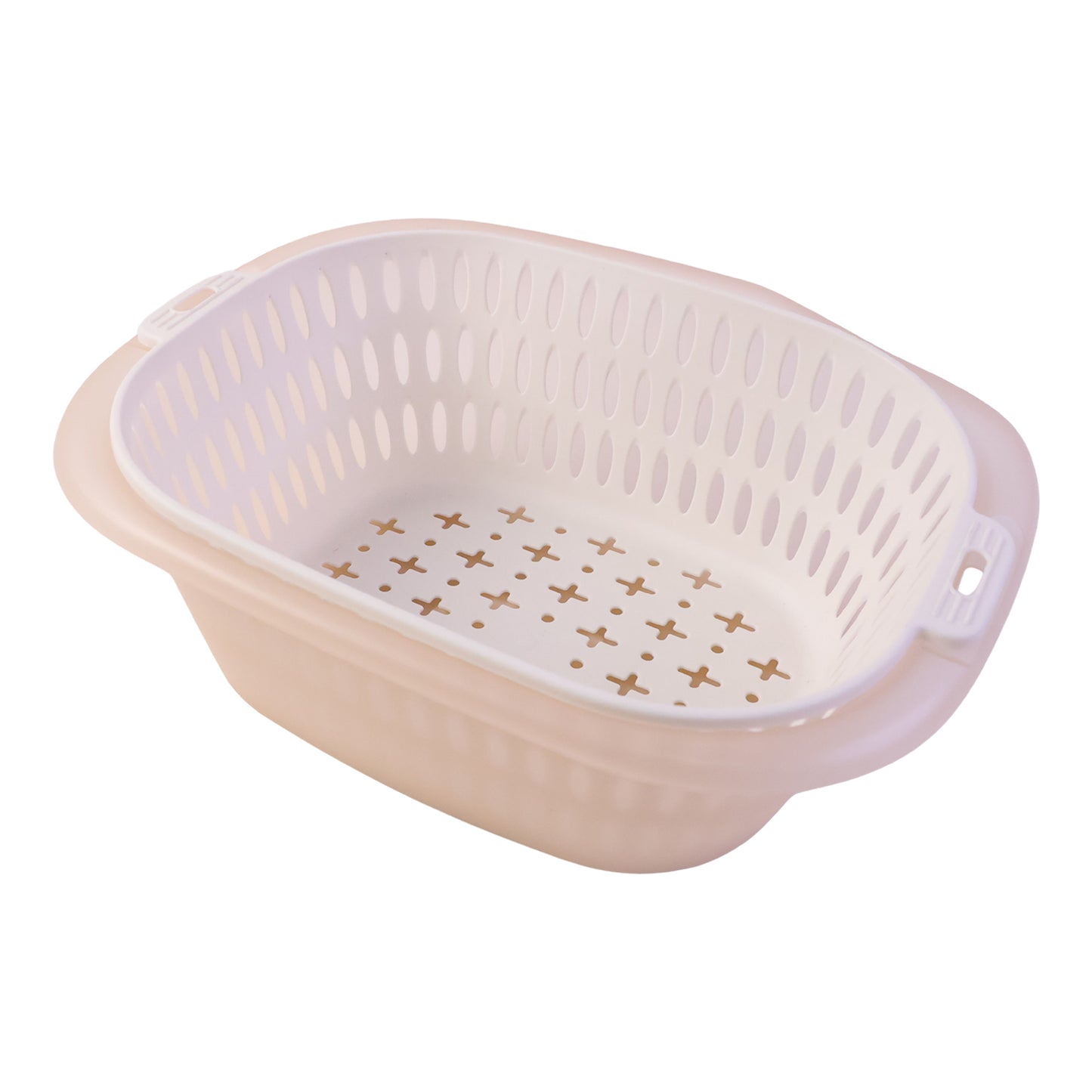 Double drain basket detail